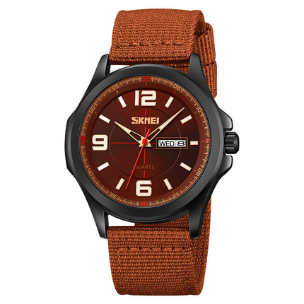 Round Luminous Waterproof Quartz Watch