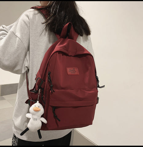 Korean Casual backpack School Season New Fashion Fresh Middle School Students