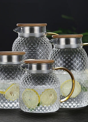 Borosilicate Transparent Glass Pitcher
