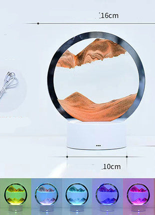 Creative 3D Quicksand Table Lamp