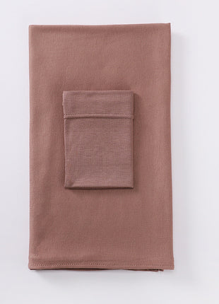 Women's Minimalist Modal Bottom Hat Integrated Scarf