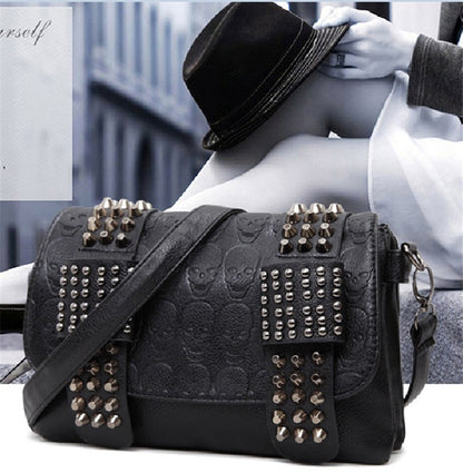 Fashion Black Leather Bags & wallet