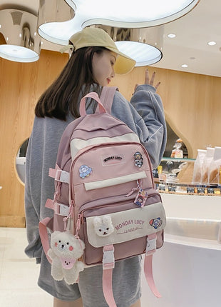 Mori All-match Backpack Large Capacity Shoulders