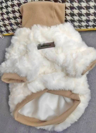 Warm Turtleneck Plush Coat