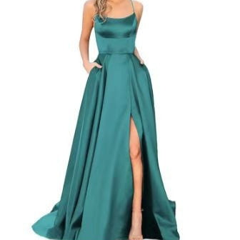 Silk Long Slimming & Shoulder Hollow Dress