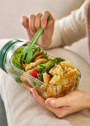 Portable Salad Pod Container – Freshness That Travels With You!