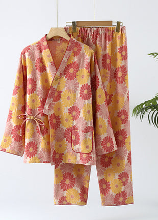 Pure Cotton Gauze Pyjama Set