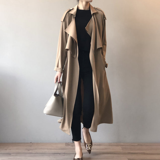 Elegant Long Trench Coat