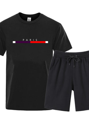 Cotton T-shirt & Shorts Two-piece Set