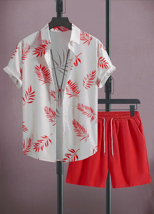 New Style Shirt Shorts 3D Printed Two-piece Set