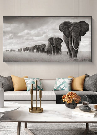 African Elephant - 60x120 cm