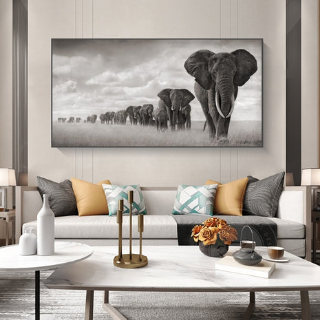 African Elephant - 60x120 cm