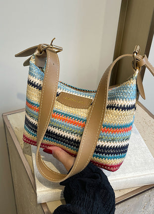 Soft Woven Shoulder Bag