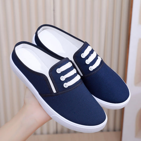 Slip-on Canvas Mule