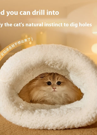 Sleeping Pet Nest Bag Warm Closed Pocket