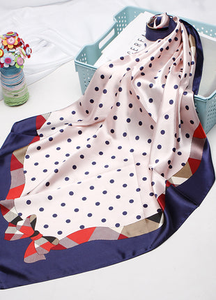 High-end Versatile Vintage Printed Workplace Scarf