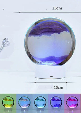 Creative 3D Quicksand Table Lamp