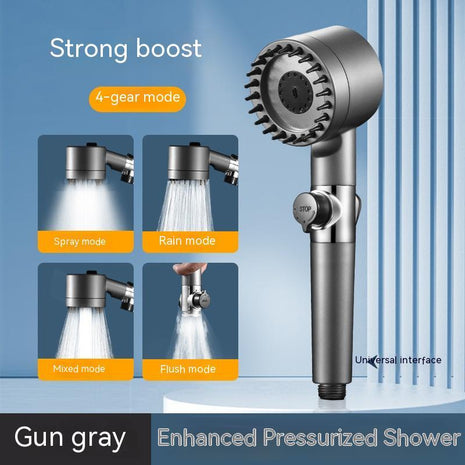 3-Gear Adjustable High-Pressure Shower Head