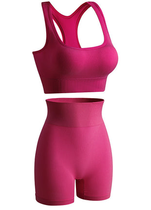 Wireless Bra and Shorts Sport Set