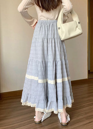 Sense Stitching Gentle Drape Skirt