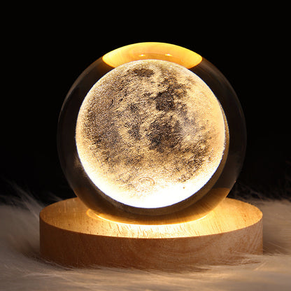 Crystal Ball Small Night Lamp Projection