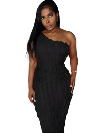 Backless High Waist Sheath Dress