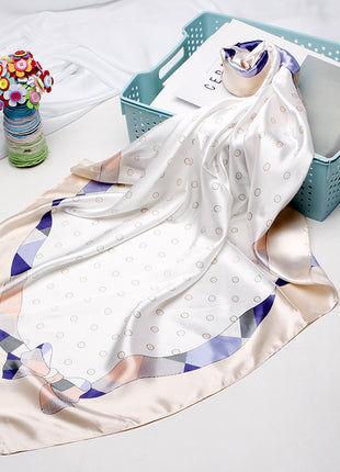 High-end Versatile Vintage Printed Workplace Scarf