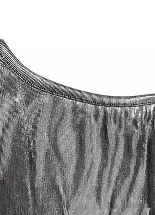 Party Off-the-shoulder Sequined Short-sleeved Top