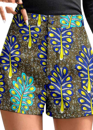 African Duplex Cotton Batik Shorts