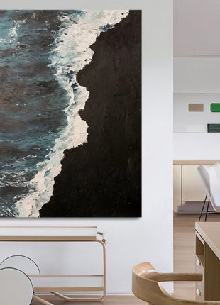 Thick Wave Abstract 100 X 180 cm