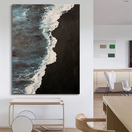 Thick Wave Abstract 100 X 180 cm