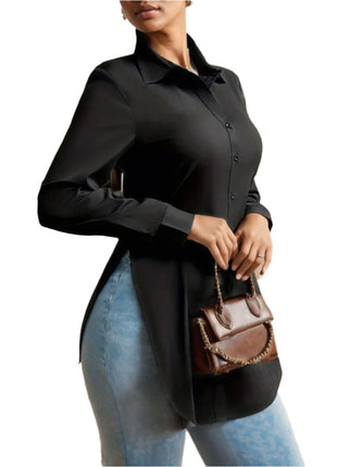 Split Button Front Shirt