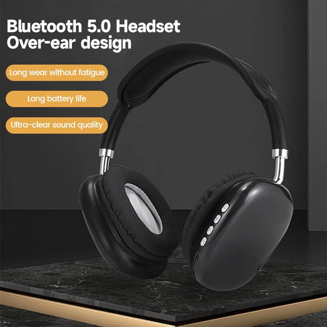 P9 Wireless Bluetooth Headset with Mic & Noise Cancelling Earbuds for Sports & Gaming