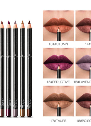 PUDAIER Lipliner Waterproof Set of 6