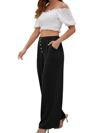 Cotton And Linen Casual Straight Pants