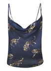 navy blue leopard