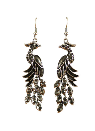 Retro Peacock Earrings
