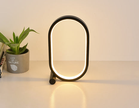Modern Creative Oval Acrylic Lamp Touch Control Dimmable