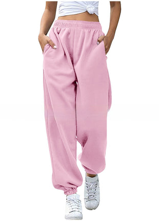 High Waisted Loose Sports Pants