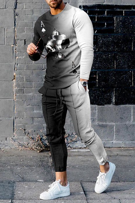 Long Sleeve & Pants Casual Suit