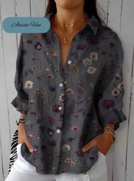 Floral Button Casual and Comfortable Shirt