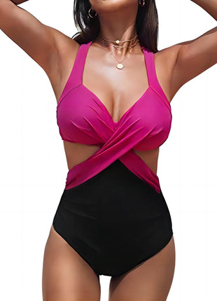 Cross Midriff Outfit Sexy Swimsuit