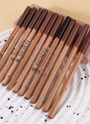 SHCOETY Log Matte Lipstick & Lip Liner Set of 12