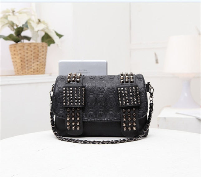 Fashion Black Leather Bags