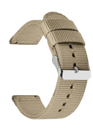 Solid Nylon Canvas Watch Strap