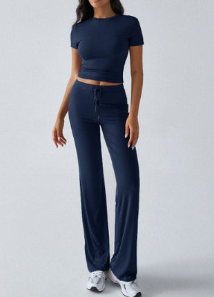 Round Neck Urban Casual Fashion Set