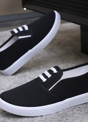 Slip-on Canvas Shoes Flat Women