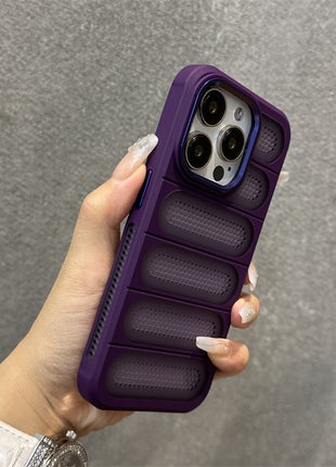 iPhone 11/12/13/14/15 Breathable Heat Dissipation Mesh Case