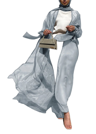 Puff Sleeve Light Abaya