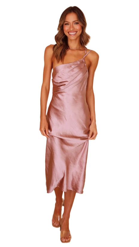 Back Lace Up Slim Fit Dress